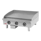 image of BakeMax BMPLS7IE020 24" Countertop Electric Griddle with Thermostatic Controls