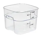 image of Cambro 12SFSPROCW135 CamSquare FreshPro 12qt Square, 11.4L x 11.4W x 8.5H, Polycarbonate NSF