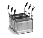 image of Desco USA GN-1/3 Pasta Cooker Basket, 1/3 Basket, (2) Handles, Full Size