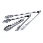 image of Edlund 6416HDL-R/72 Gripper Tongs 16" Stainless Steel Silver Non‑Coated Locking Retail Tag - 1/Case
