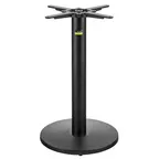 image of FLAT Tech CT3006 UR17 Dining Height Cast Iron 17" Round Table Base with 3" Column