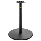 image of FLAT Tech CT3015 Bar Height UR30 Table Base, 30" Round, 4" Column, Cast Iron, Textured Finish