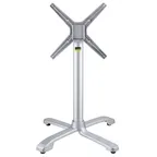 image of FLAT Tech CT4332 Dining Height SX26 Table Base, 26x26 Base, Aluminum, Powder Coat Finish