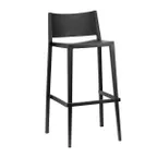 image of G & A 947 Sintra Outdoor Barstool, Resin Back and Seat, Armless Plain Back