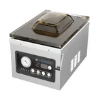 image of Hubert 29W-004 Kratos Vacuum Sealer, 13"W x 19"D x 14"H, Aluminum Housing, Single Chamber, Countertop, 120V