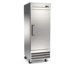 image of Hubert 31803 29" 1-Solid Door Reach-In Freezer, Bottom Mount, 23 cu. ft., Stainless Steel