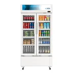 image of Koolmore KM-MDR-2GD-35 35" Merchandiser Refrigerator, 16.5 cu ft, 2‑Section, 0.25 HP Compressor