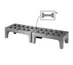 image of Metro HP2248PD Metro Bow Tie Slotted Polymer Dunnage Rack - 22" x 48" x 12"H