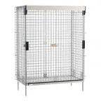 image of Metro SEC55C-SL Super Erecta Security Unit, Stationary, 50-1/2 W x 28-1/2 D x 66-13/16 H, Wire, Chrome Finish