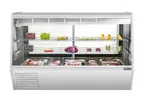 image of Migali C-DS-7 Deli Refrigerated Display, 81.9"W x 55.4"H, 40.5 Cu Ft, Stainless Glass, Digital Temp