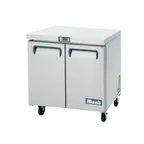 image of Migali C-U36R-HC 36" 2-Door Undercounter Refrigerator, Stainless Steel, 8.7 cu. ft.