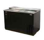 image of Micro Matic MDW50 Bottle Cooler, 50-3/8" Width, 37 cu ft, Black Exterior, Locked Doors, 1/4 HP, 115V
