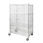 image of Omcan USA 44540 Mobile Security Cage Panels Only- 48"W X 24"D X 61"H