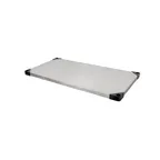 image of Omcan USA 49140 Stainless Steel Solid Shelf w/ 450 lbs. Load Capacity - 72″W x 24″D