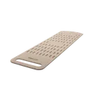 image of Omcan USA 81225 Aria Baking Board–39-2/5"x12"x3/10"H, Beech, Handle Hole, Perforated, 7"-12"/37"-42"