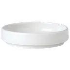 image of Steelite 11010470 Stacking Tray 4" Round Ceramic Bowl 4 oz Simplicity Oven Safe to 530°F - 1 Dozen
