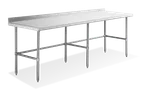 image of Steel Works SWWTSOB-2496-318 Open Base Worktable, 96"W X 24"D X 34"H