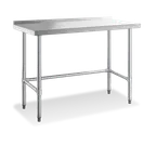 image of Steel Works SWWTSOB-3072-2R-318 Stainless Steel Top 63" - 72" Work Table