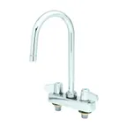 image of T&S Brass 5F-4CLX05 Equip Workboard Faucet, Deck Mount, 5-1/2" Swivel Gooseneck