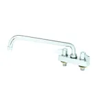image of T&S Brass 5F-4CLX12 Equip Workboard Faucet, Deck Mount, 12" Swing Nozzle