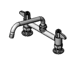 image of T&S Brass 5F-8DLS08 Equip Faucet, Swivel, 8", Deck Mount, 8" Nozzle