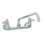 image of T&S Brass 5F-8WLX08 Equip Faucet, 8" Centers, Wall Mount, 8" Swivel Nozzle
