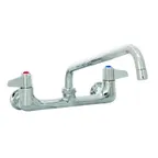 image of T&S Brass 5F-8WLX14 Equip Faucet, 8" Centers, Wall Mount, 14" Swivel Nozzle