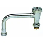 image of T&S Brass B-0409-02 Vacuum Breaker Swing Nozzle, with Garden Hose Outlet, 5-3/4"