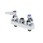 image of T&S Brass B-1110-CR-LN Faucet Workboard Base, Deck Mount, 4" Centers