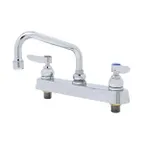 image of T&S Brass B-1120-QT-WS Workboard Faucet, Deck Mount, 8" Centers