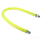 image of T&S Brass HG-2C-36 Safe-T-Link Gas Connector Hose, 1/2" Connection, 36" Hose