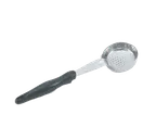 image of Vollrath 6432420 Spoodle 4 oz Perforated 304SS Spoon, Black Nylon Handle, 450°F Heat‑Resistant
