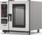 image of Vulcan CHEF-61G Half Size 6 Pan Gas Combi Oven w/ Digital Controls, Steam Generator, 58.006 BTU