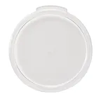 image of Winco PCRC-1222C Round Cover for 12, 18 & 22 Qt Storage Containers, Polycarbonate, Clear