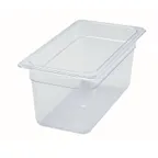 image of Winco SP7306 1/3 Size Polycarbonate Food Pan, 6" Deep