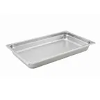 image of Winco SPJH-102 2 22 Gauge 1/2" Full Size Solid Anti-Jam Steam Table Pan / Hotel Pan 