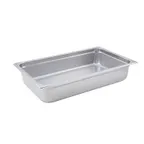 image of Winco SPJM-104  24 Gauge 4" Full Size NSF Solid Anti-Jam Steam Table Pan 