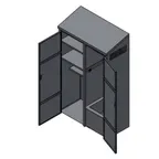 image of Winholt STCT-HD2450.5H84-MPSL-ST-KT Mop Sink Cabinet, 24"W X 50.5"L X 84"H