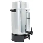 image of Adcraft CUA100 Coffee Urn – 100‑Cup Aluminum, 14.1"W x 22.6"H, 1500 W Temp, 2‑Way Dripless Faucet