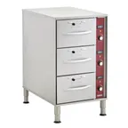 image of Hubert 100544 Kratos Drawer Warmer, Triple Drawer, Free Standing