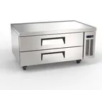image of Hubert 105928 48" 2 Drawers Refrigerated Chef Base, Marine Edge, 9.6 cu. ft., Temp Control