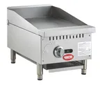 image of Hubert 122674 15" Countertop Gas Griddle