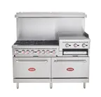 image of Hubert 180540 60" Gas Restaurant Range