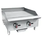 image of Hubert 29Y-004 24" Countertop Gas Griddle with Manual Controls