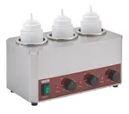 image of Hubert 61627 Kratos® 29M-050 Sauce/Topping Bottle Warmer, Countertop, Triple