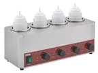 image of Hubert 80260 Kratos® 29M-051 Sauce/Topping Bottle Warmer, Countertop, Triple