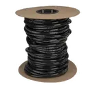 image of Micro Matic 548B1200 1/4" I.D. Black Vinyl Hose - 100' Spool