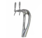 image of Micro Matic 9502-C Mystique Draft Beer Tower 7-1/4" W X 17" H Glycol‑Cooled Faucets Chrome 1‑3 Tap