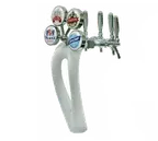 image of Micro Matic 9504-C-F-M Countertop Beer Tower, 10" x 22-1/2", Glycol, Chrome, 4‑Tap, 13" Clearance