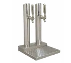image of Micro Matic BS-SKY-2PSSKR-LR Beer Station, 12" x 19" Countertop, Glycol‑Cooled, 2 2½" Columns